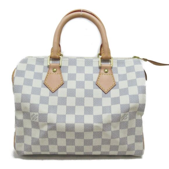 Louis Vuitton Speedy 25 Handbag Damier Azur Canvas - Picture 1 of 7